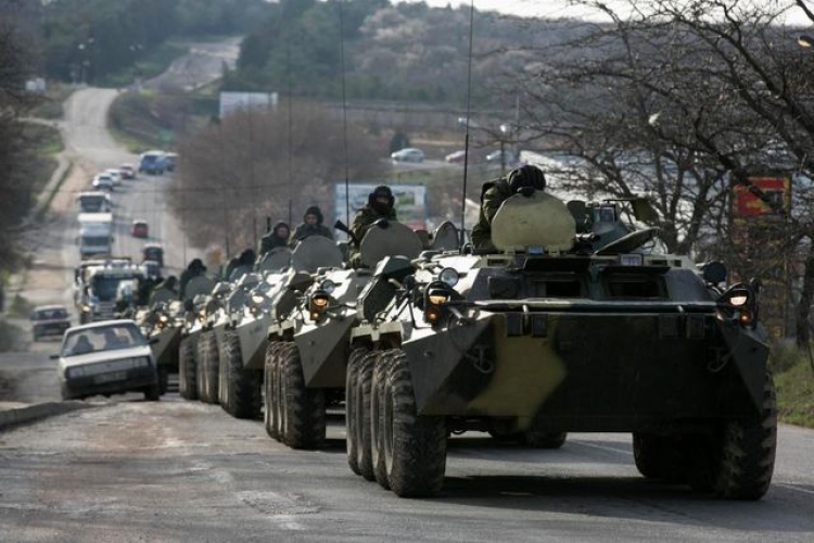 Российские военные в оккупированном Крыму снова отрабатывают навыки