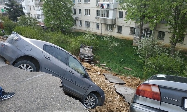 В деле об обрушении парковки в Севастополе появились подозреваемые