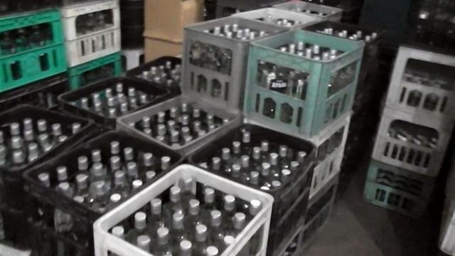 В Крыму разоблачили подпольный цех по производству алкогольной продукции