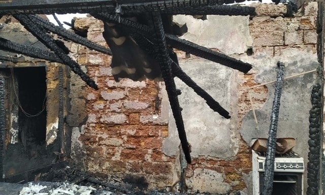 В с. Новоандреевка сгорел дом – возможен поджог