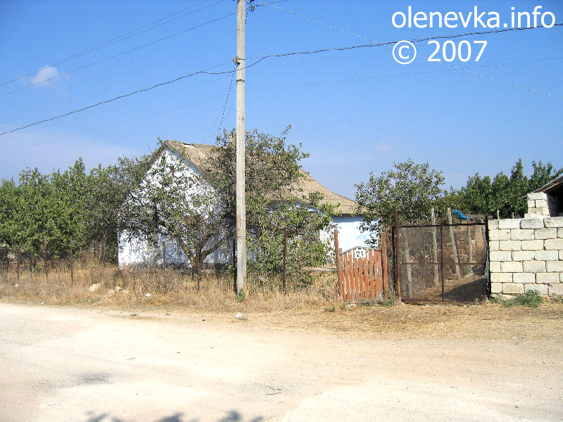 дом № 21, улица Мира, село Оленевка