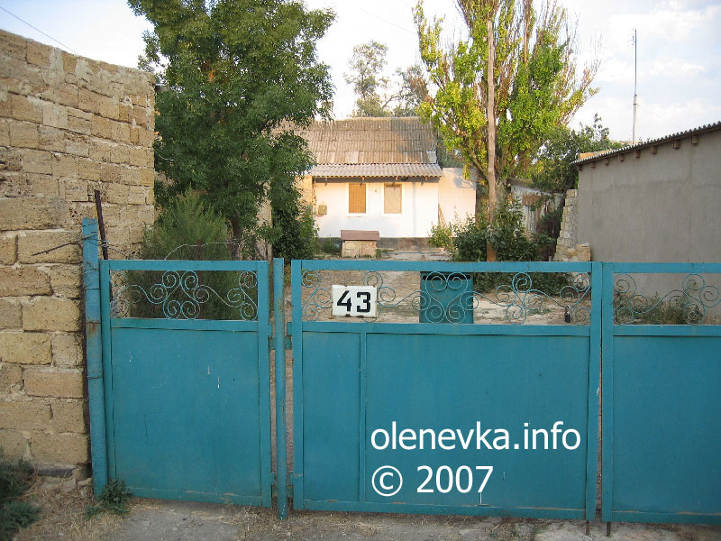 дом № 43, улица Кирова, село Оленевка
