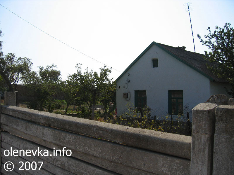 дом № 56, улица Мира, село Оленевка