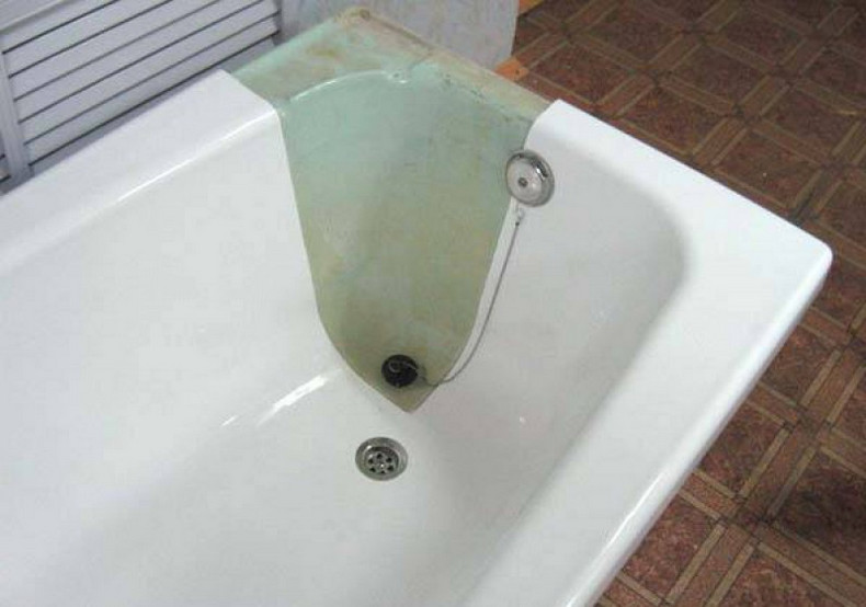 Преимущества реставрации ванны жидким акрилом