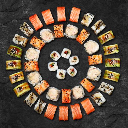 Какой лучше суши сет заказать на дом на большую компанию?